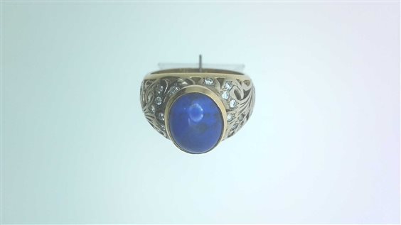 Anello Sommer Gioielli Donna Anello con pietra in Oro Lapislazzulo DIA CT 0.25 LAPIS SOMMER - DIA CT 0.25 LAPIS SOMMER